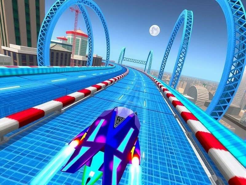 Helix Ultra Racer Gameplay Screenshot